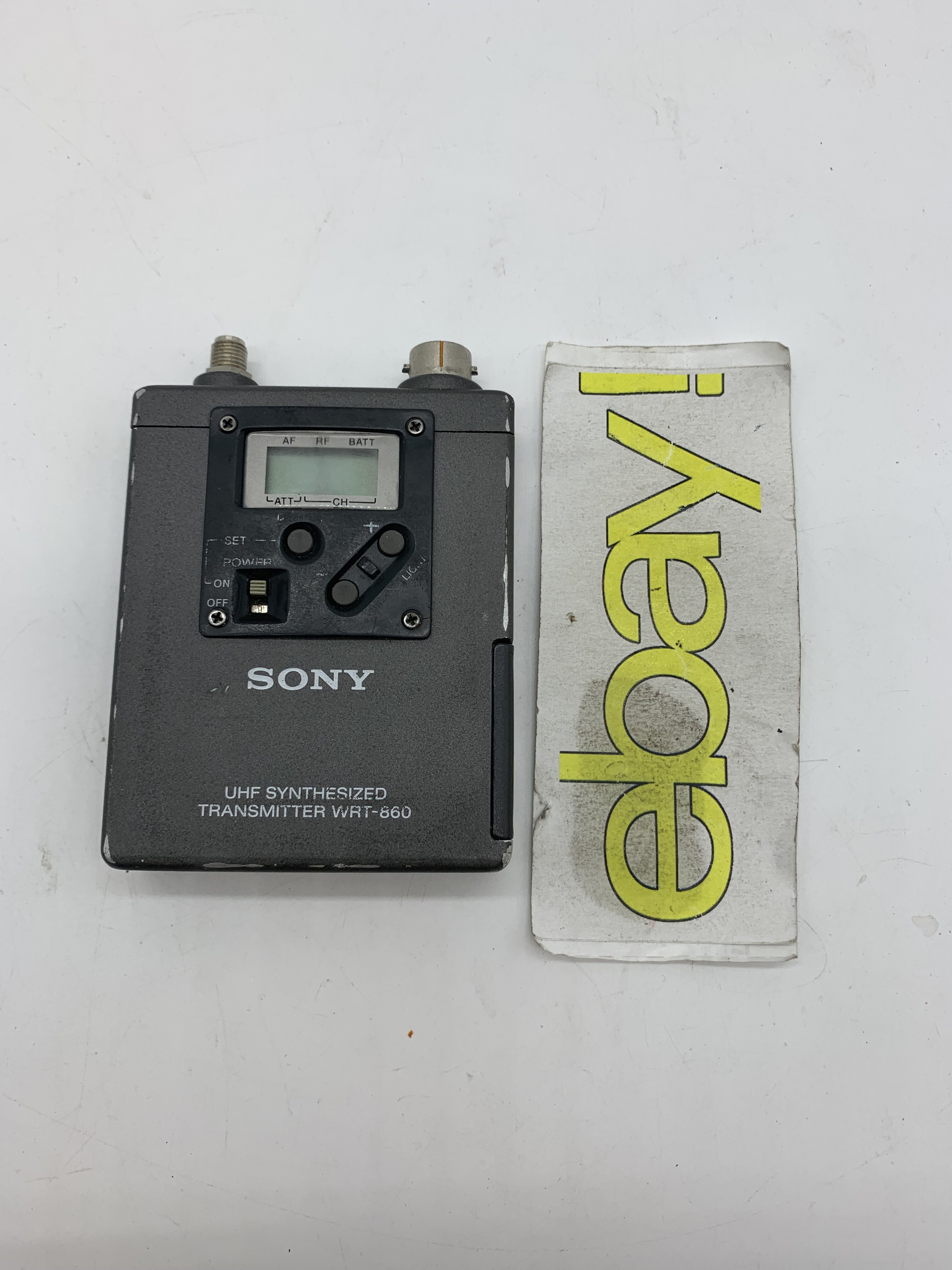 SONY WRT-860 ワイヤレスマイク トランスミッター Sony WRT-860 UHF Synthesized Transmitter TESTED FREE SHIPPING | eBay