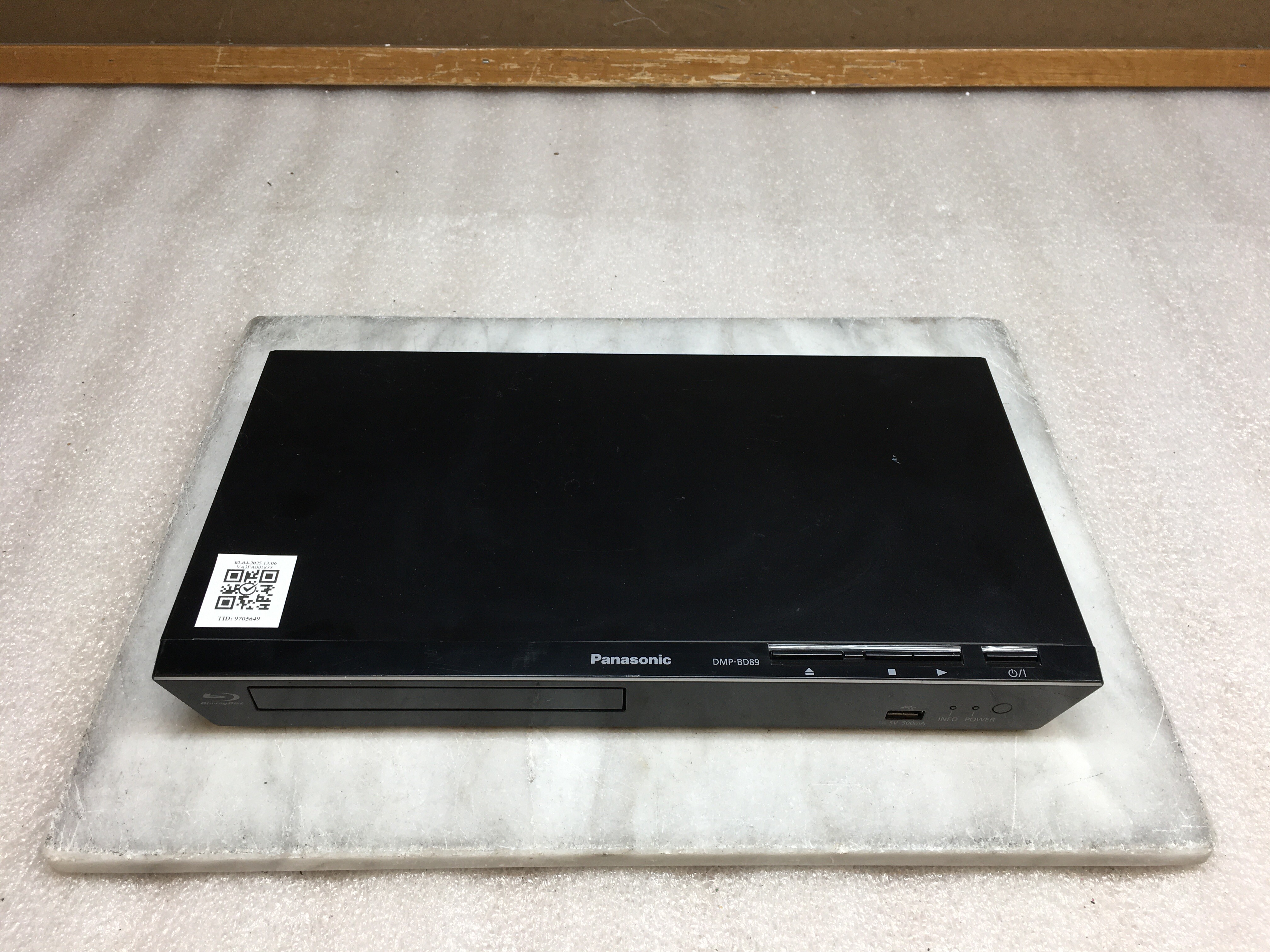 Panasonic DMP-BD89 Blu-Ray DVD Disc Player No Remote Incl. | eBay