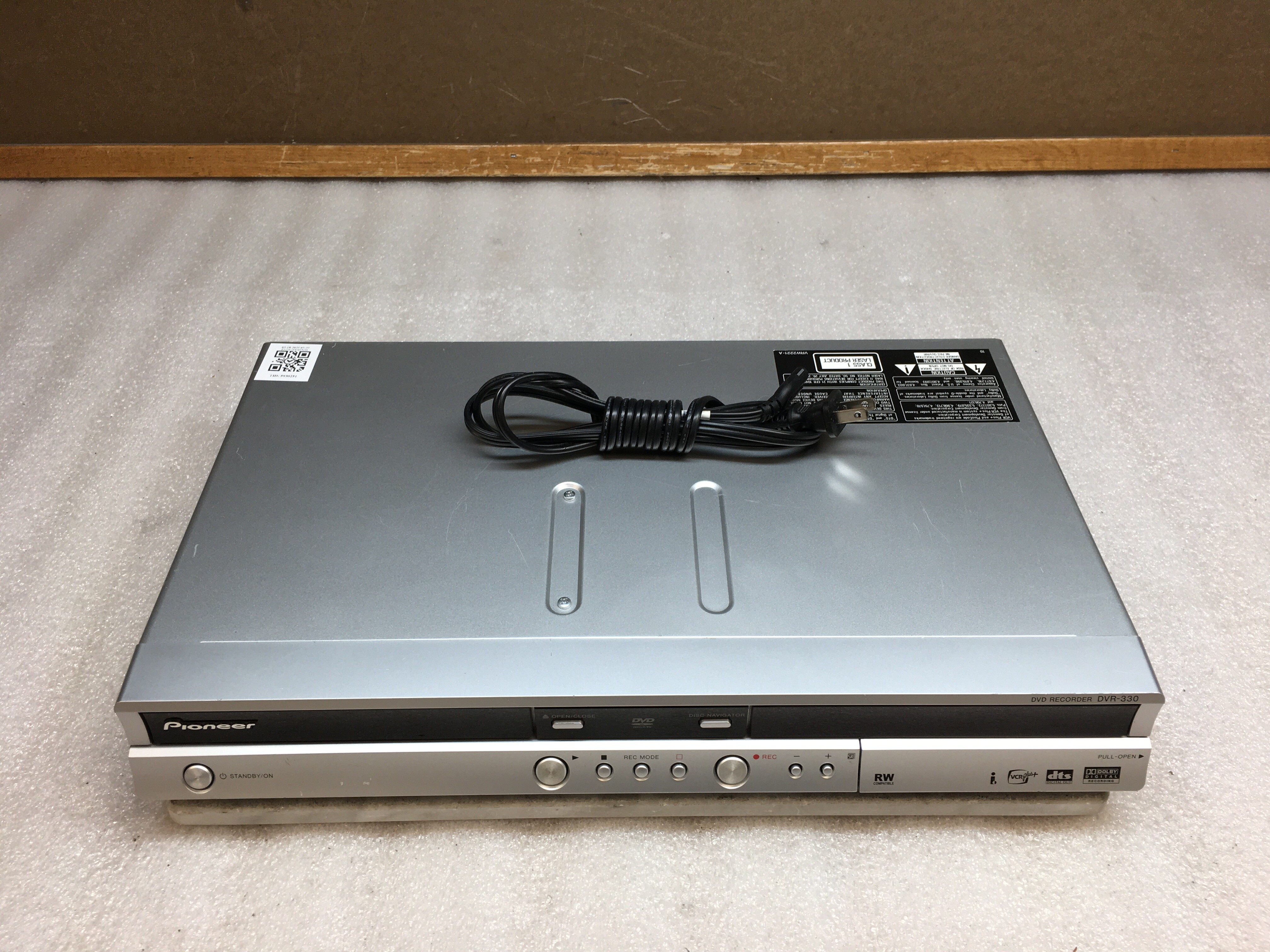 PIONEER DVR-330 Advanced DVD Recording & Playback Features No