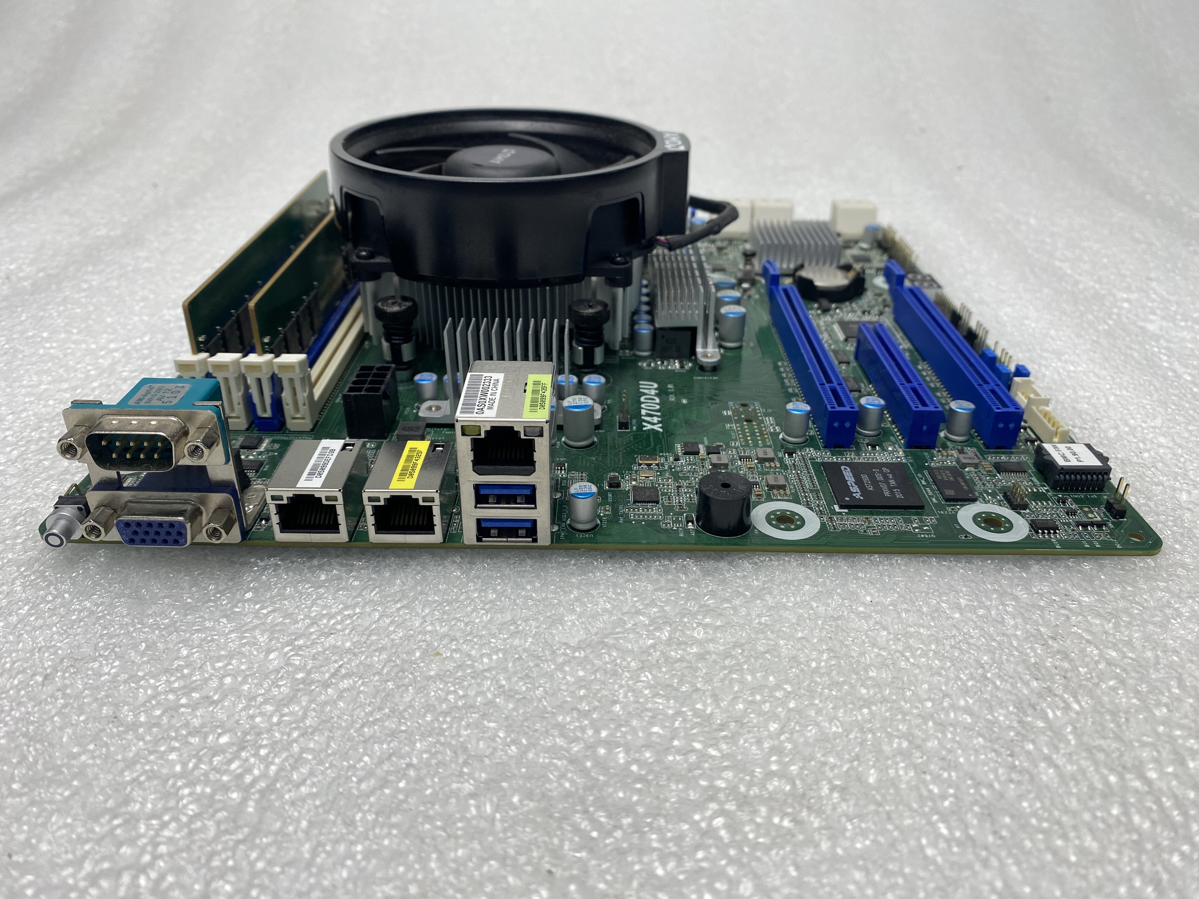 Asrock Rack X470D4U AM4 Ryzen 3600 3.6GHz 32GB RAM 3200MHz NO IO