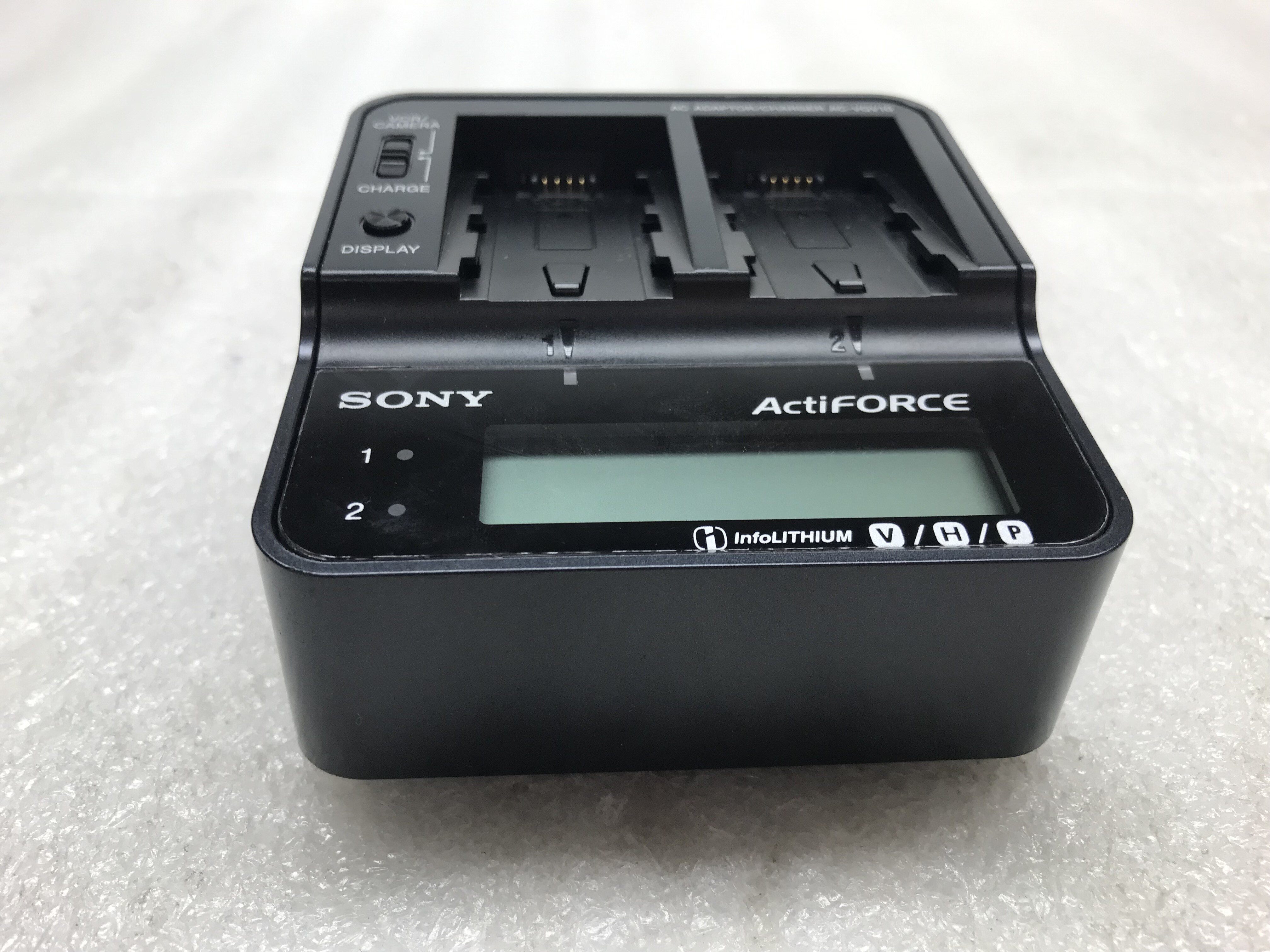 Sony AC-VQV10 Dual Camcorder Battery Charger for infoLITHIUM V/H/P