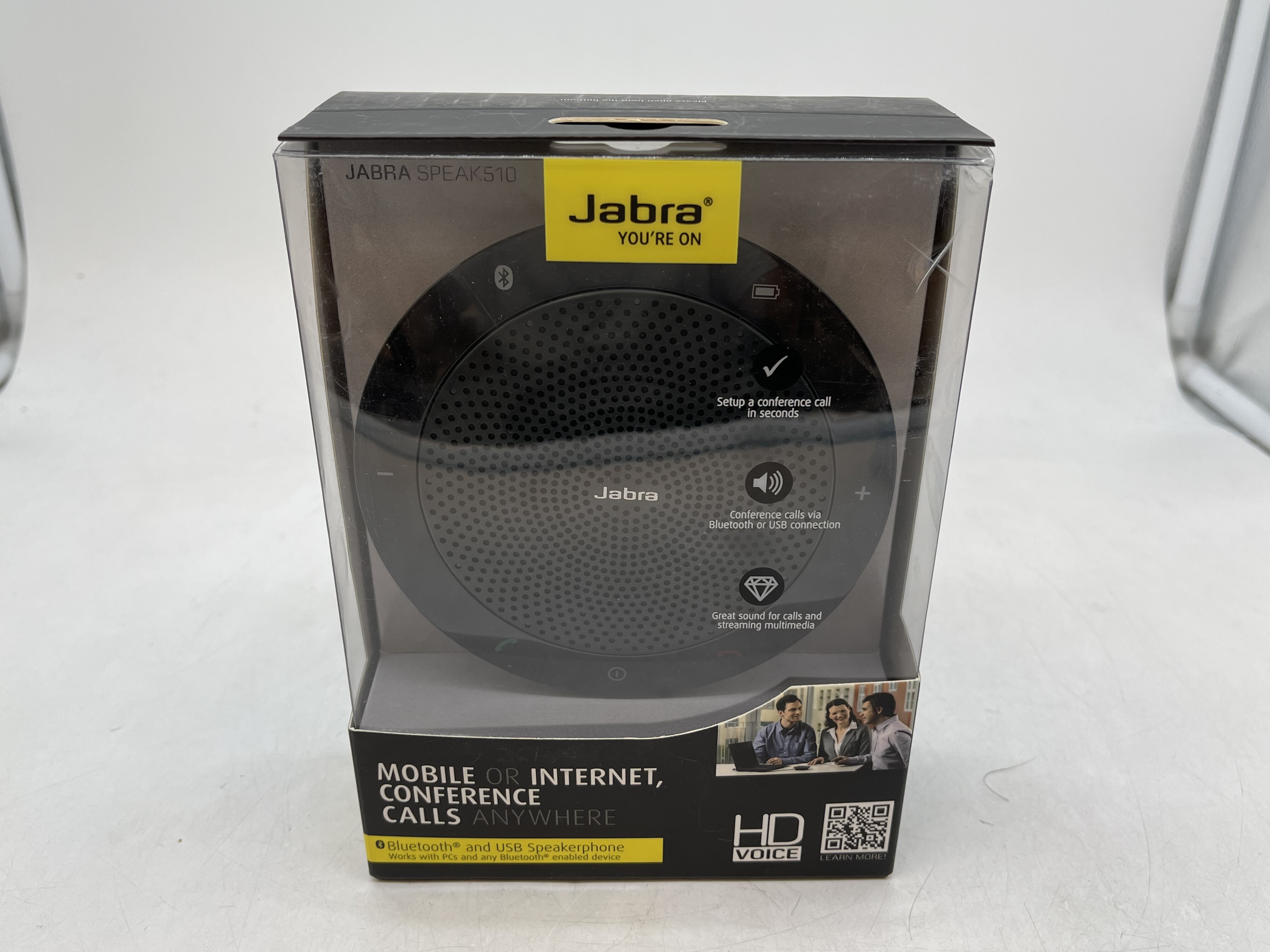 NEW Jabra GN Speak 510 USB & Bluetooth Speakerphone Black PHS002W
