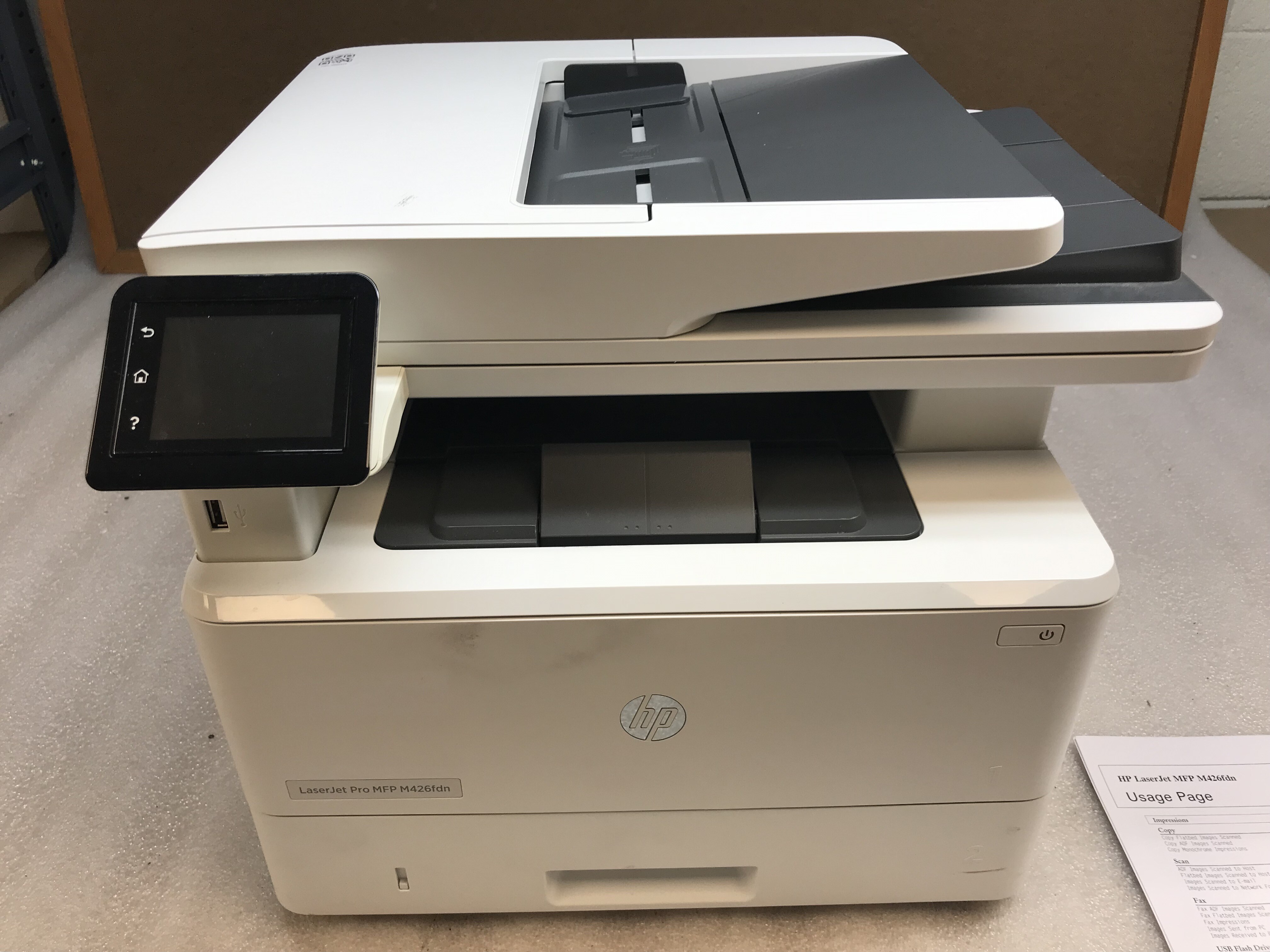HP LaserJet MFP M426fdn WIFI Network All-In-One Laser Printer 17K