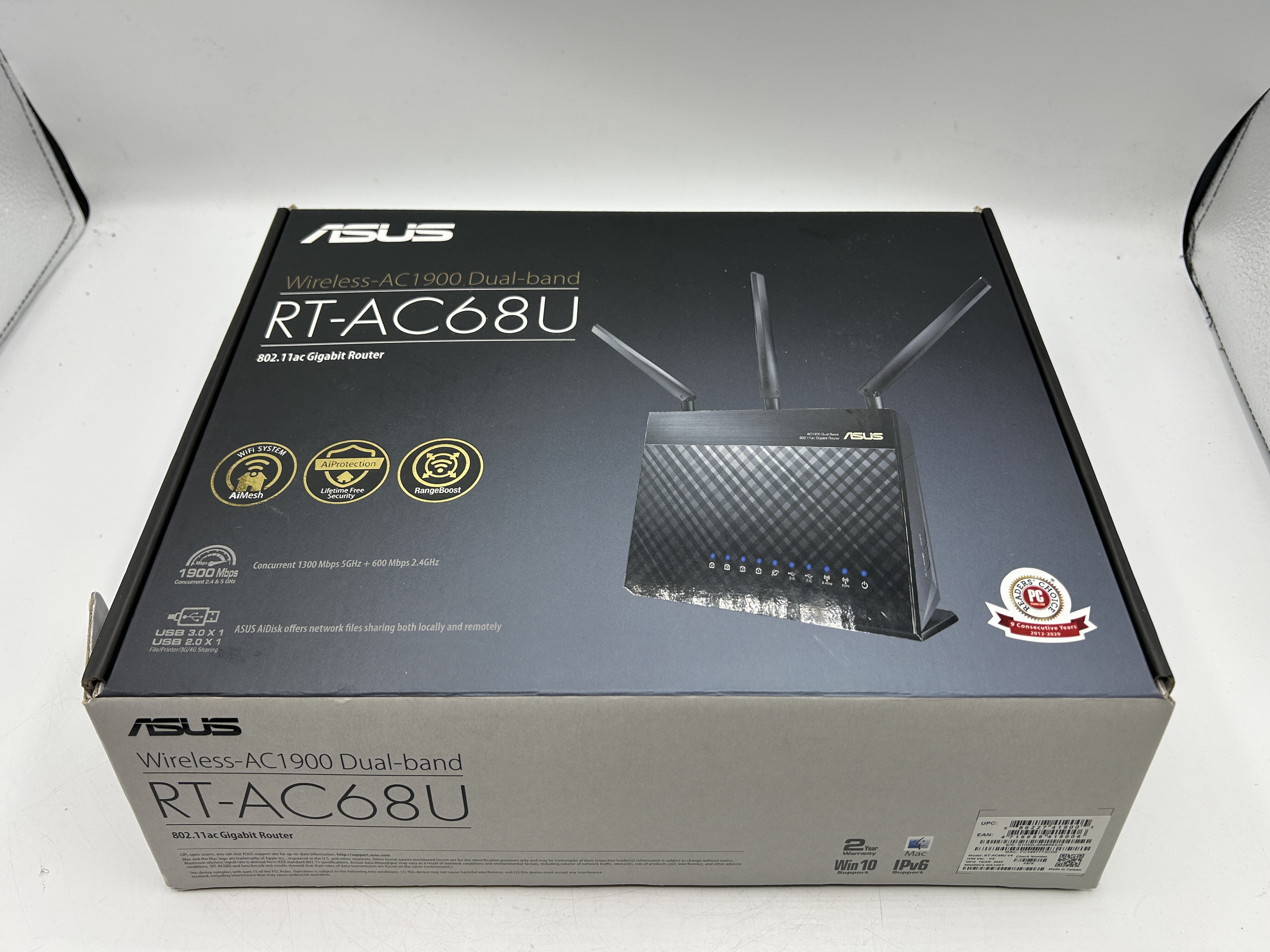 RESET Asus RT-AC68U V4 Dual-band Gigabit Router 802.11 ac Wireless 