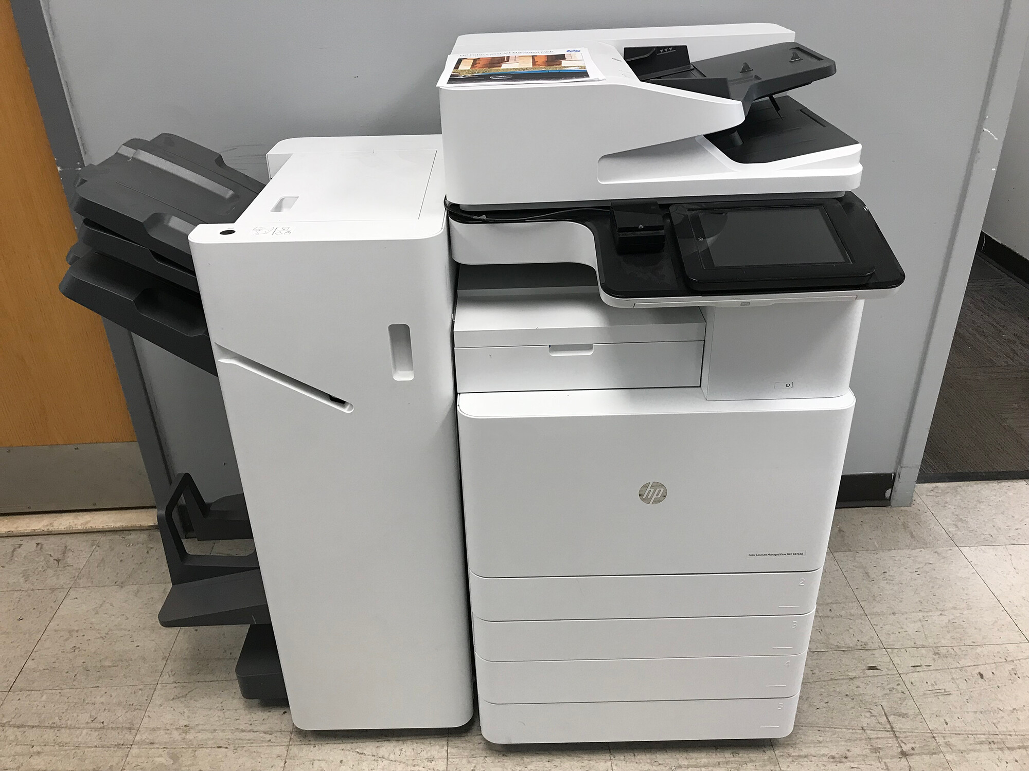 HP Color LaserJet Managed Flow MFP E87650 Printer w/ Toner