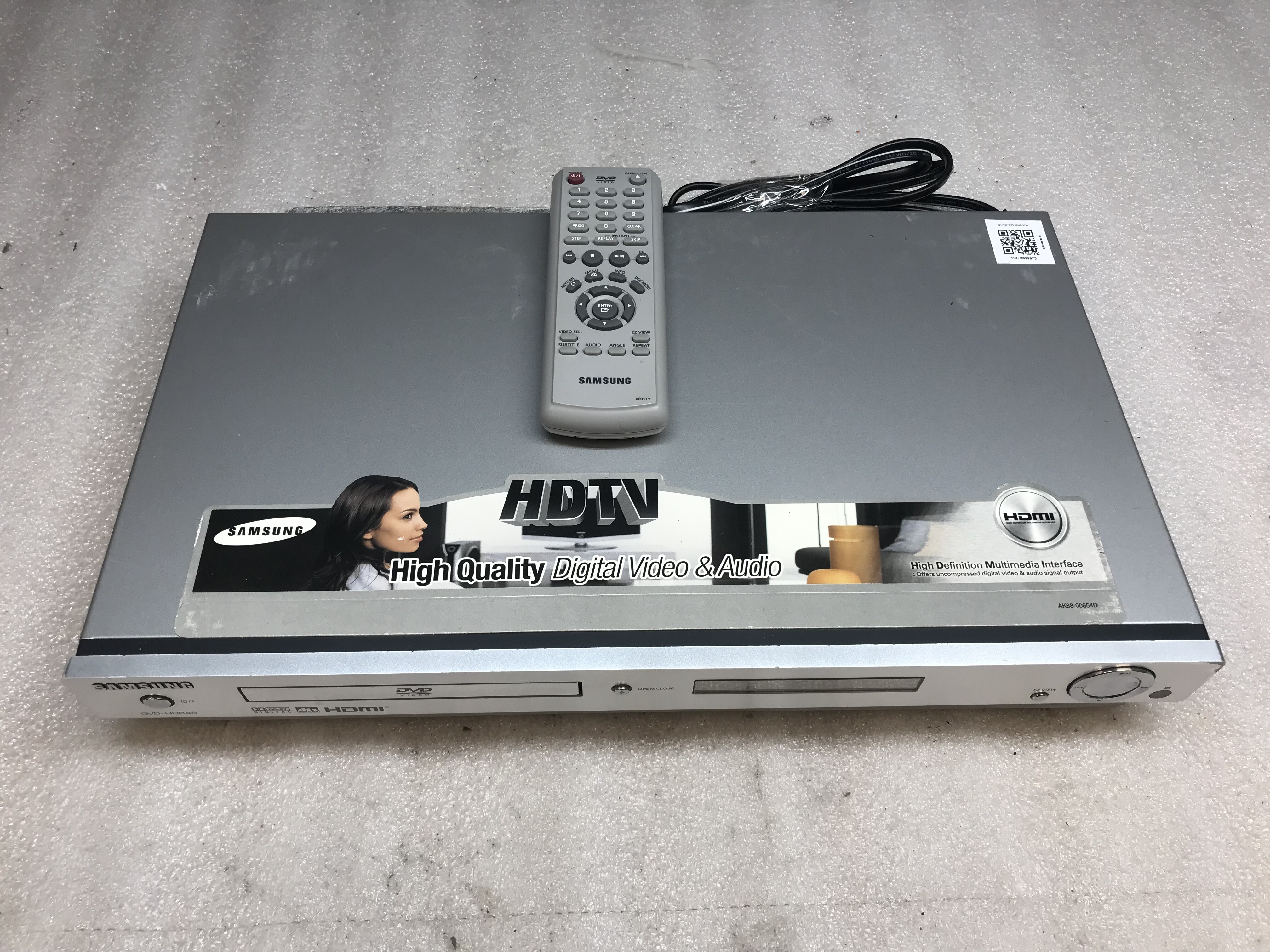 Samsung DVDプレーヤー DVD-S328 Samsung DVD-HD845 Full HD HDMI DVD Player - Remote Inc AC 120V | eBay