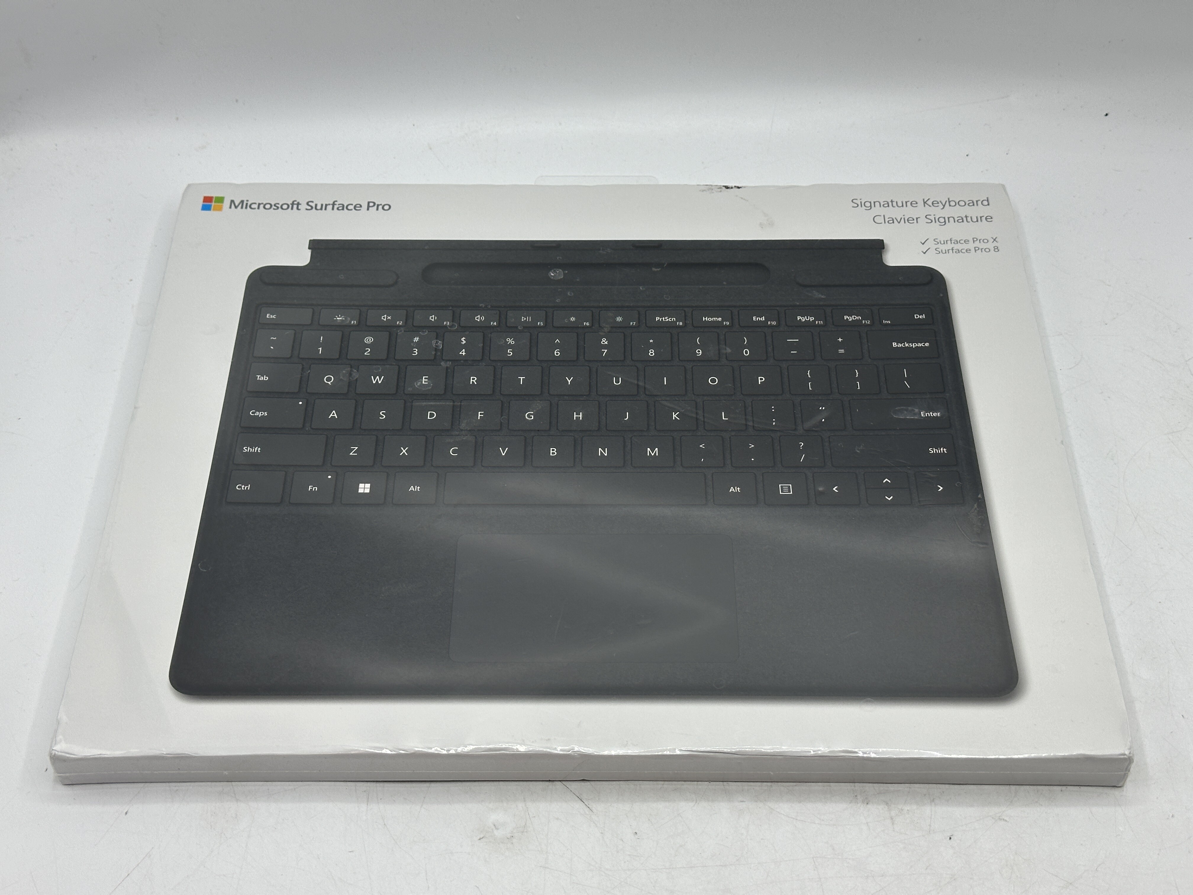 Microsoft Surface Pro Signature Keyboard W/ Pen Slot Black 8XA