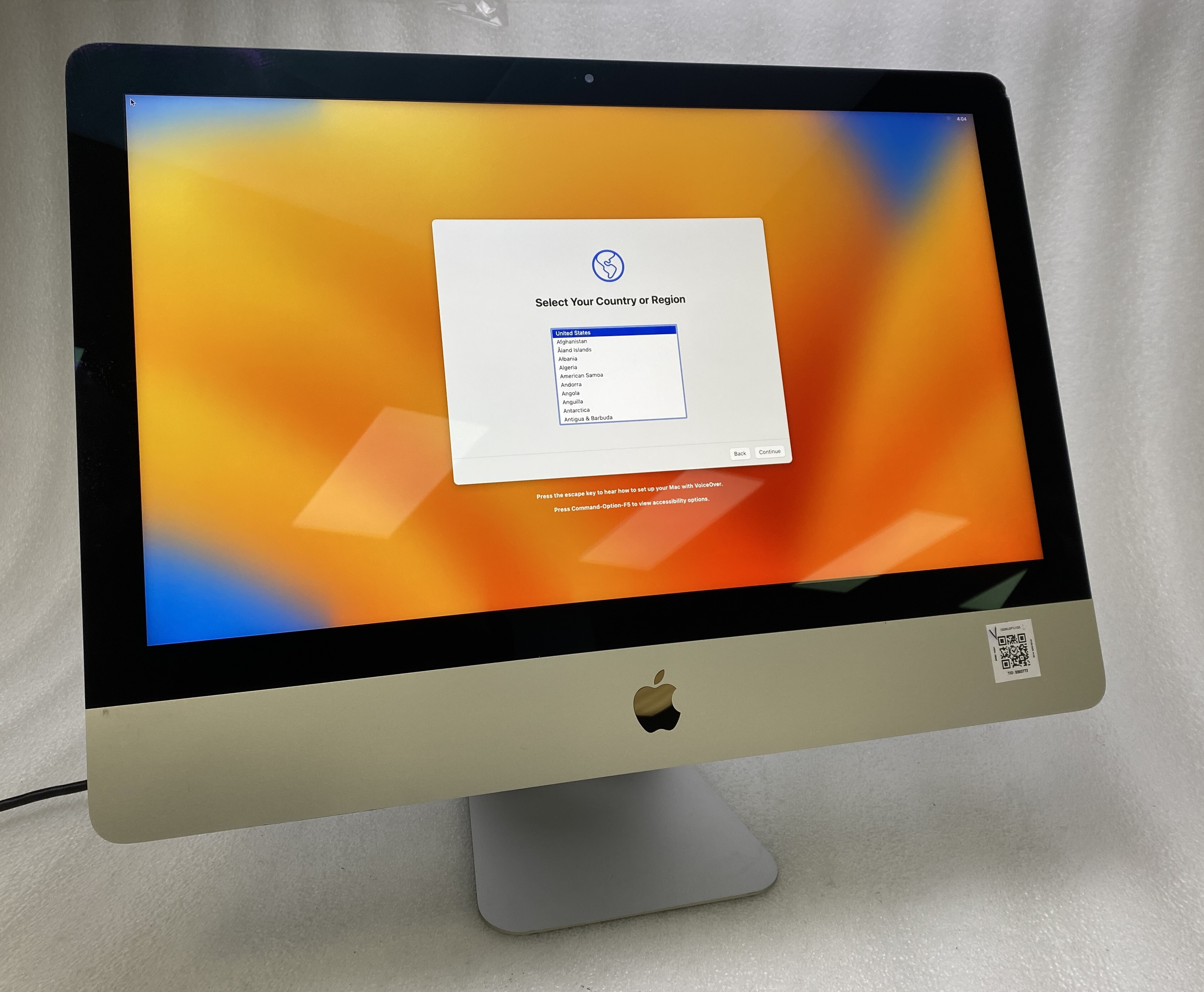 Apple iMac A1418 2017 Intel Core i5-7400 3GHz 8GB RAM 1TB HDD AMD
