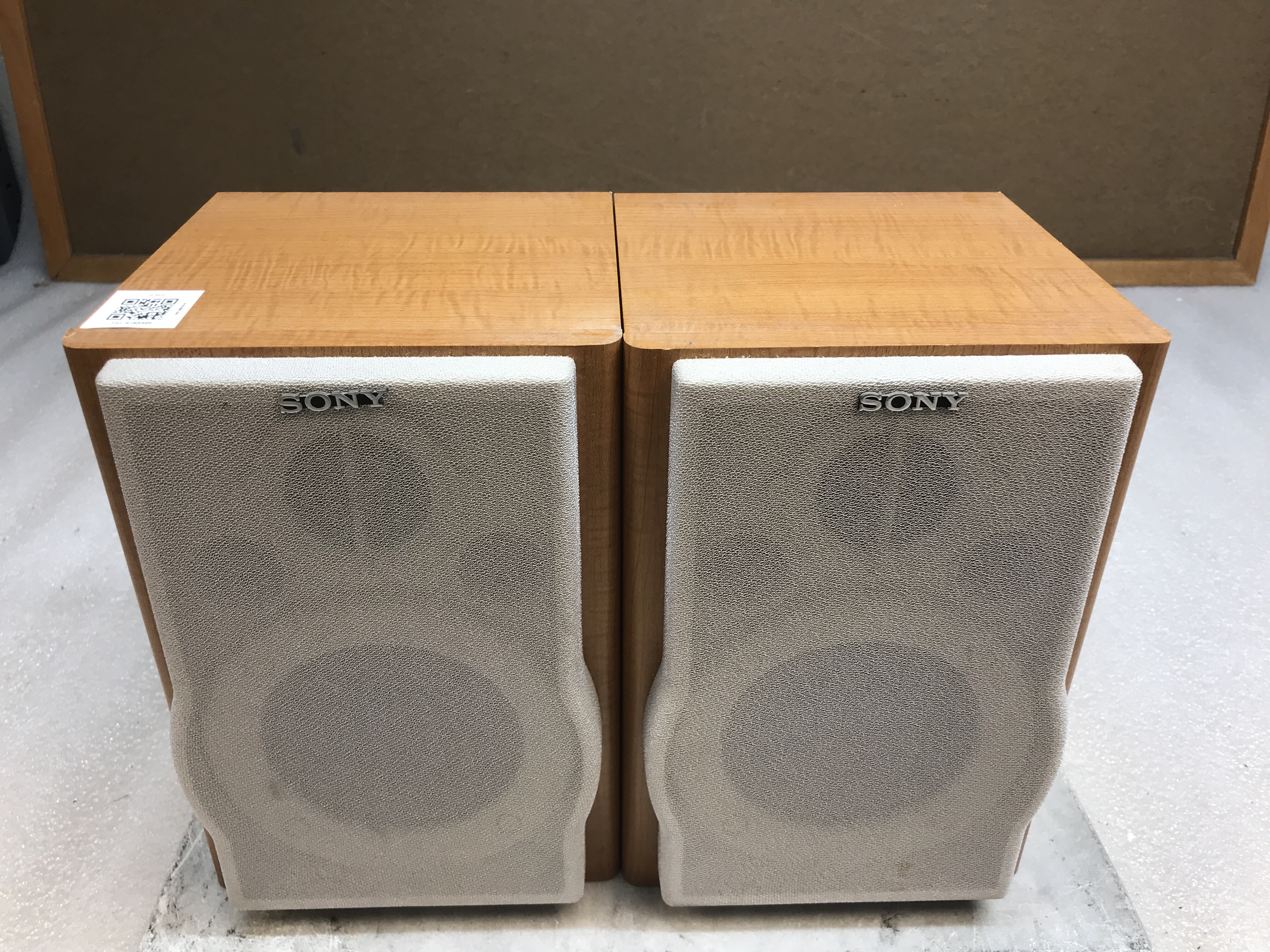 SONY CS-SS3 ペア SONY SS-CEP707 Bookshelf Stereo Speaker System Wood Cabinet Pair