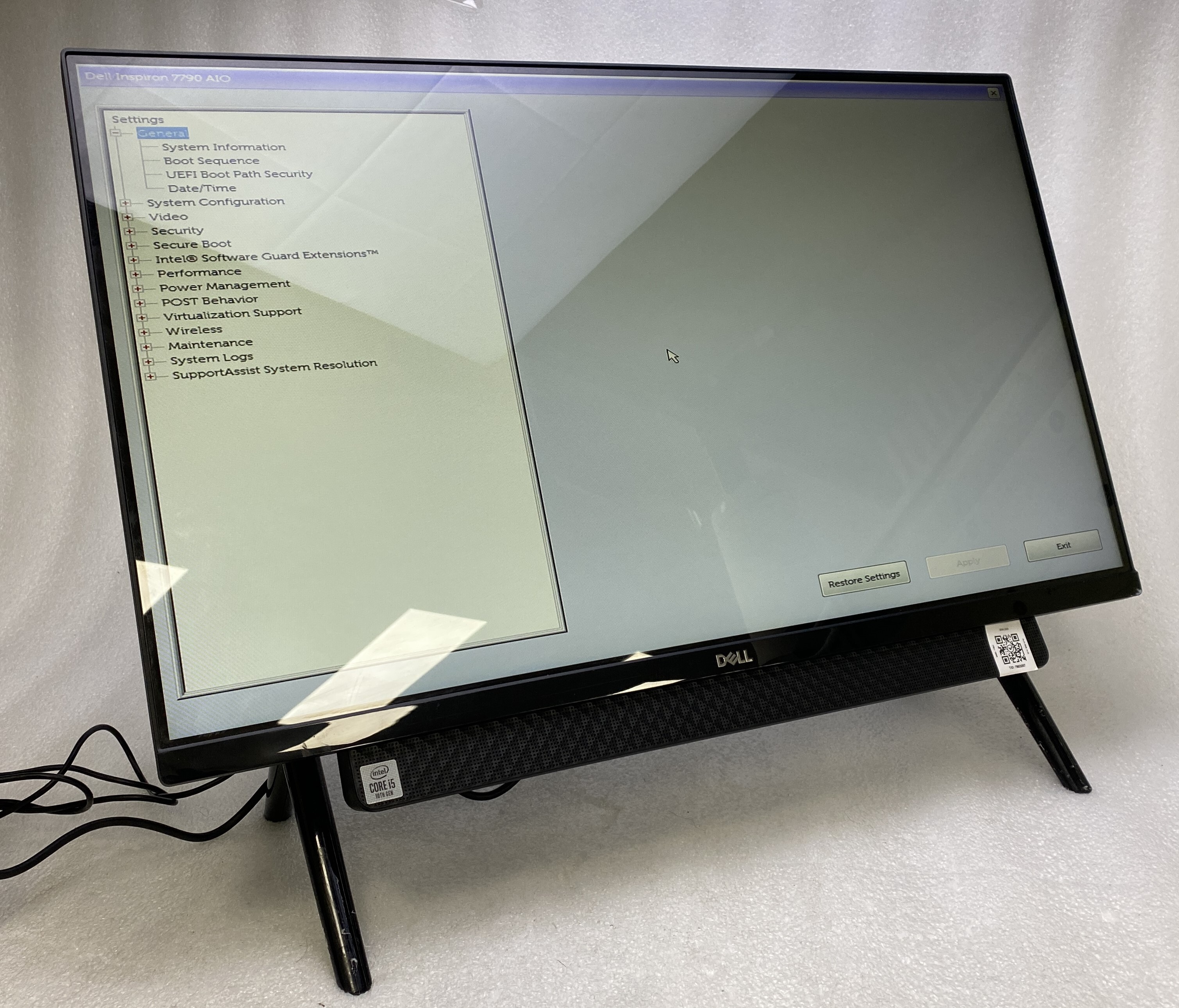 DELL Inspiron 7790 AIO Core i7 10510U 1.8GHz/16GB/512GB(SSD)+1TB