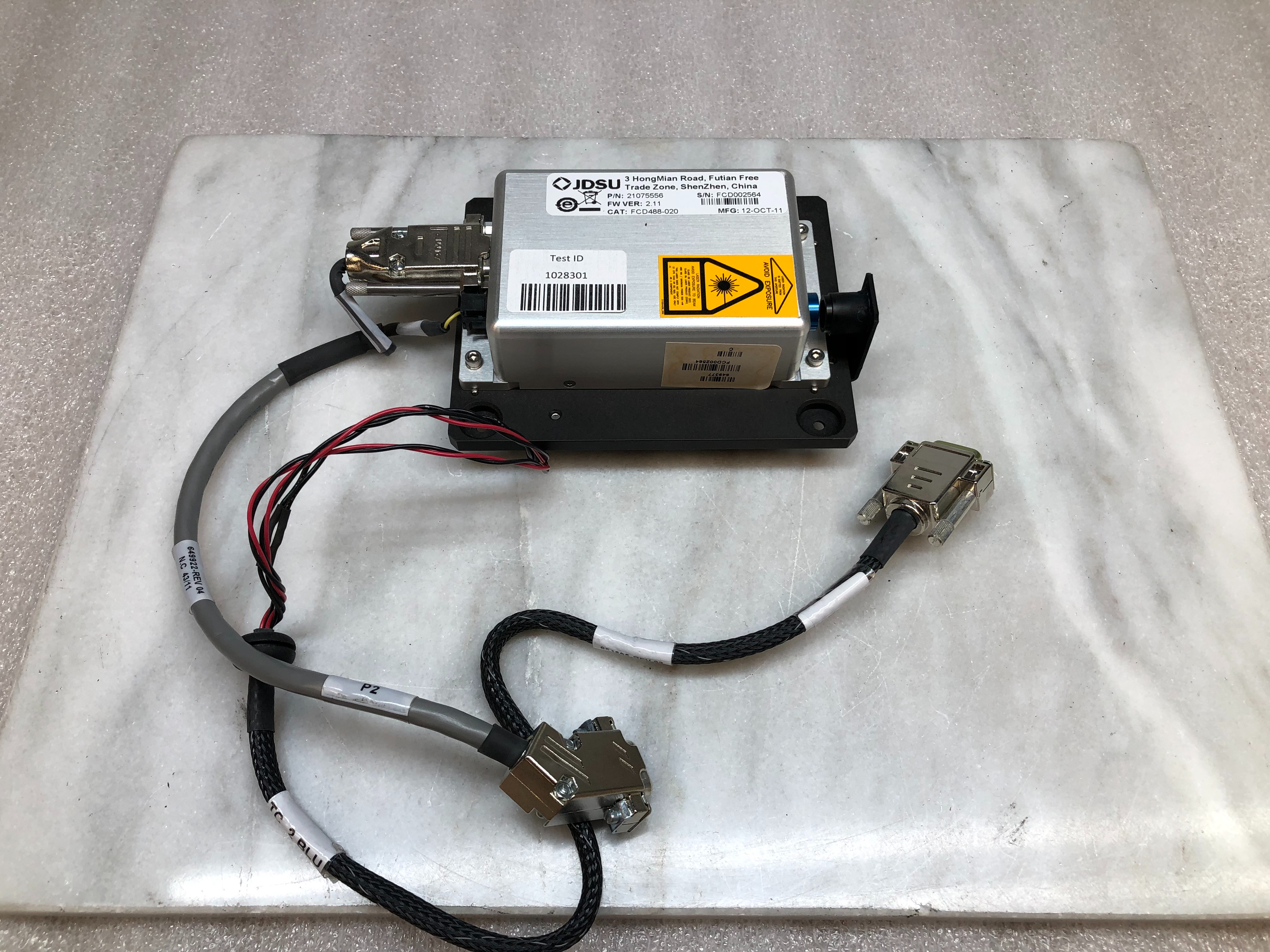 JDSU/JDS Uniphase 21075556 FCD488-020 Continuous Wave Laser V2.11